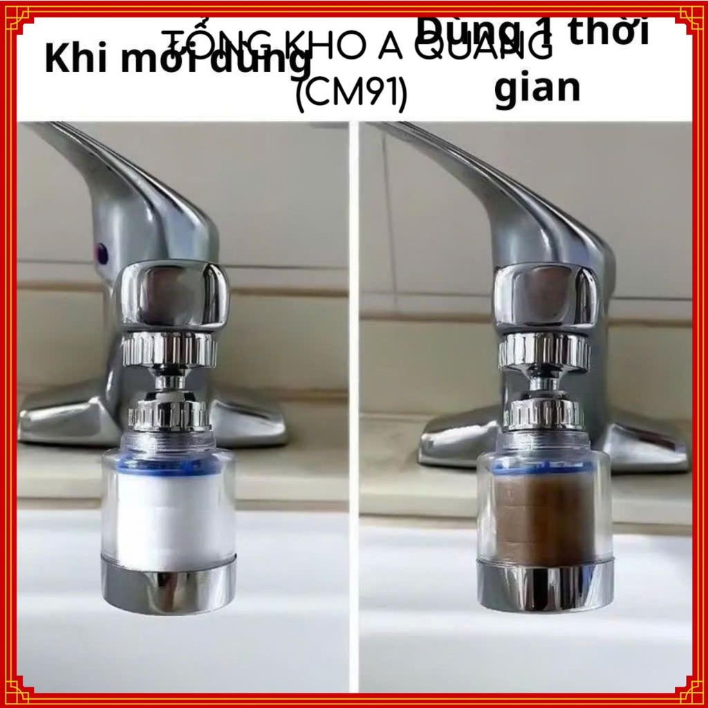 Đầu lọc tăng áp xoay 360 độ - Phụ kiện cần thiết cho cuộc sống hiện đại