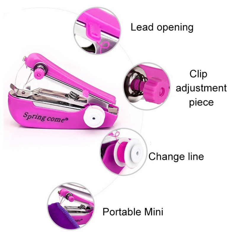 Máy khâu cầm tay mini tiện dụng, dễ sử dụng cho việc may vá vải tại nhà, phù hợp cho mọi nhu cầu ntt95