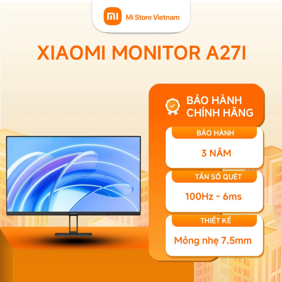 SẢN PHẨM CHÍNH HÃNG Màn Hình Máy Tính PC Xiaomi Monitor A27i EU Chính ...