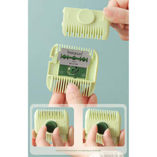 Lược Cắt Tóc Mini 2 Đầu Dành Cho Bé, Lược Chải Tóc Cắt Tóc Thông Minh 2 Trong 1 NGÓI HOME - LCT02