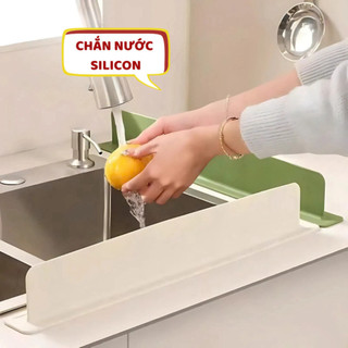 Tấm Chắn Nước Silicon Dùng Cho Bồn Rửa Bát Bàn Bếp Ngăn Bắn Nước Dầu Mỡ Vệ Sinh Sạch Sẽ NGÓI HOME - CN01
