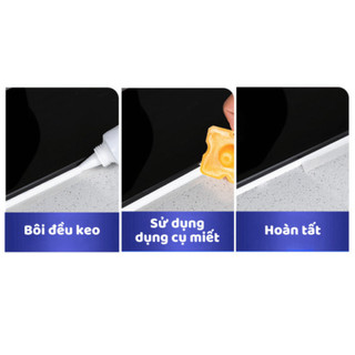 Keo Miết Mạch Bịt Khe Hở Bồn Rửa Chén, Nhà Vệ Sinh 3 Màu Khô Nhanh Chống Thấm Nước - Nấm Mốc - Rò Rỉ NGÓI HOME - KBKH02