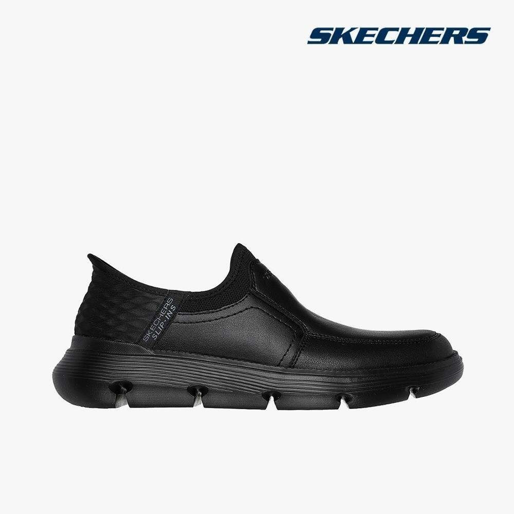 SKECHERS - Giày slip on nam USA Garza 205067-BBK | Shopee Việt Nam