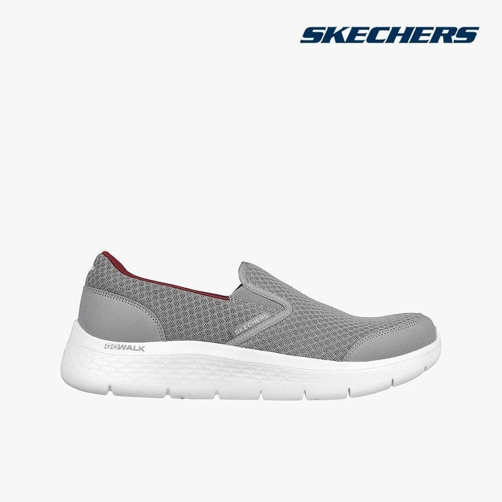 SKECHERS - Giày slip on nam mũi tròn Go Walk Flex 216488-GYRD | Shopee ...