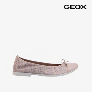 Giày Búp Bê Bé Gái GEOX J Plie' C Pr.Goa.Sue+Synt Lt