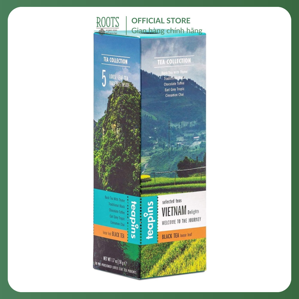 (ShipHỏaTốc) TEAPINS - Trà Đen 5 Vị, Vietnam Delights, 5 Black Tea ...