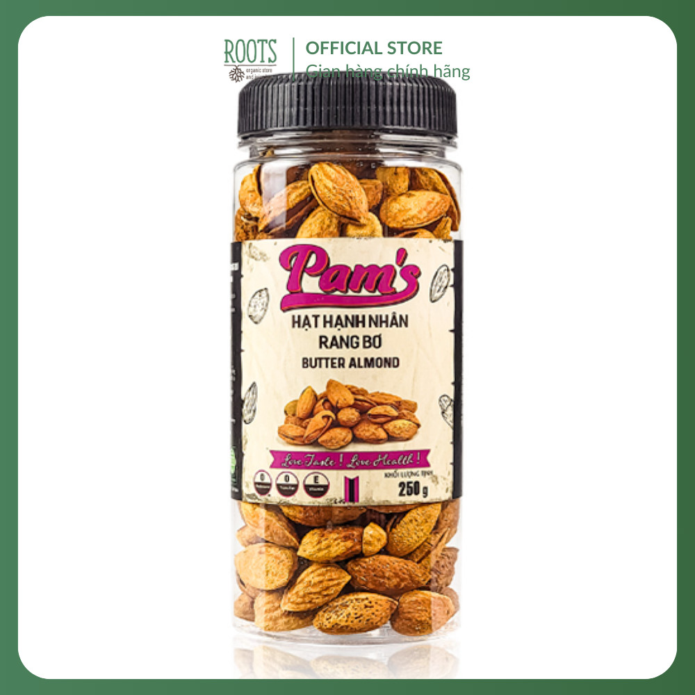(ShipHỏaTốc) PAM'S - Hạt Hạnh Nhân Rang Bơ, Butter Almond (250g ...