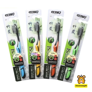 Hộp 30 chiếc bàn chải đánh răng than tre Hàn Quốc