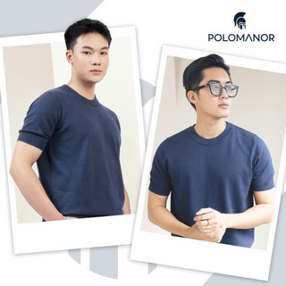 [DEAL SIZE XXL] Áo thun nam dệt kim POLOMANOR cao cấp, form dáng Hàn Quốc thanh lịch sang trọng