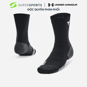 Vớ Under Armour Armourdry™ Playmaker Mid-Crew (1 Đôi) - Đen - 1376230-001