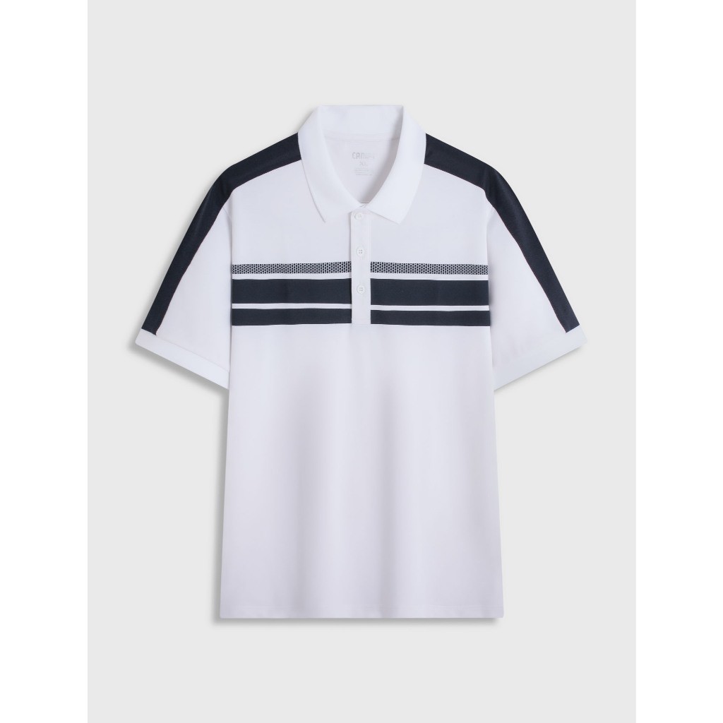 Áo polo nam CANIFA cổ bẻ cộc tay phối màu 8TP25S002