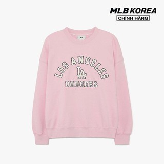 MLB - Áo sweatshirt nữ cổ tròn tay dài Varsity Over Fit_3FMTV0334-07PKL
