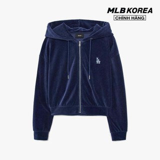 MLB - Áo khoác croptop nữ phối mũ Basic Velvet_3FTRB0636-07NYS