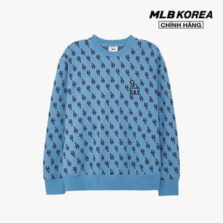 MLB - Áo sweatshirt unisex cổ tròn tay dài Classic Monogram Allover Jacquard_3AMTM0334-07SBD