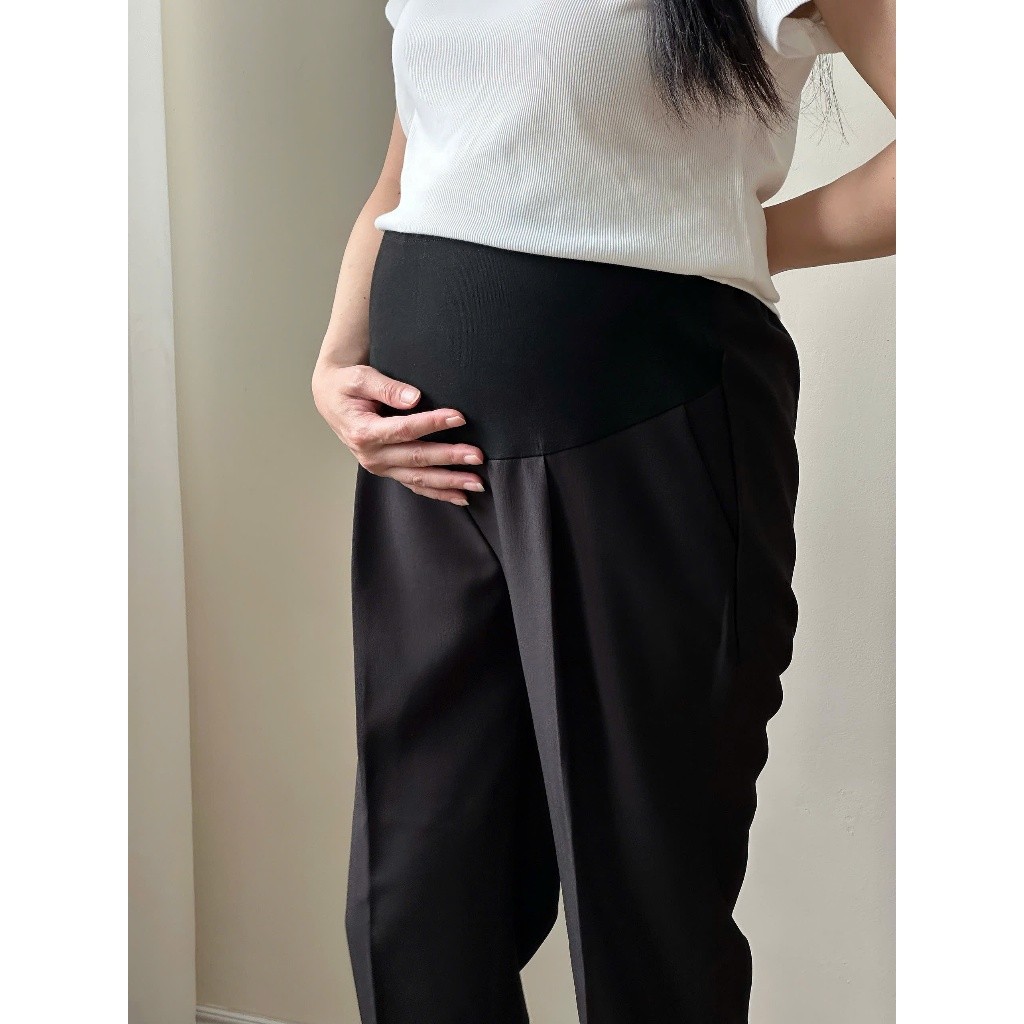 Quần bầu công sở chất liệu chéo hàn ống rộng, co giãn thoải mái Lamme Baggy Ụmi thiết kế by L'AMME