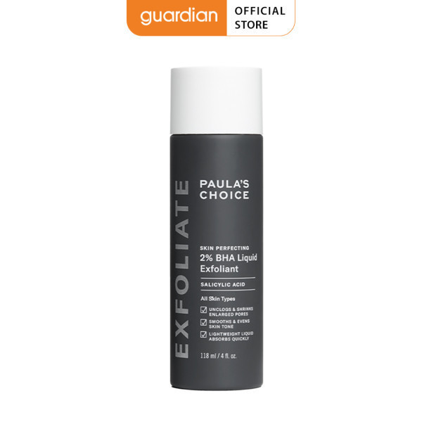 Dung Dịch Loại Bỏ Tế Bào Chết Paula' Choice Skin Perfecting 2% BHA Liquid Exfoliant 118ml