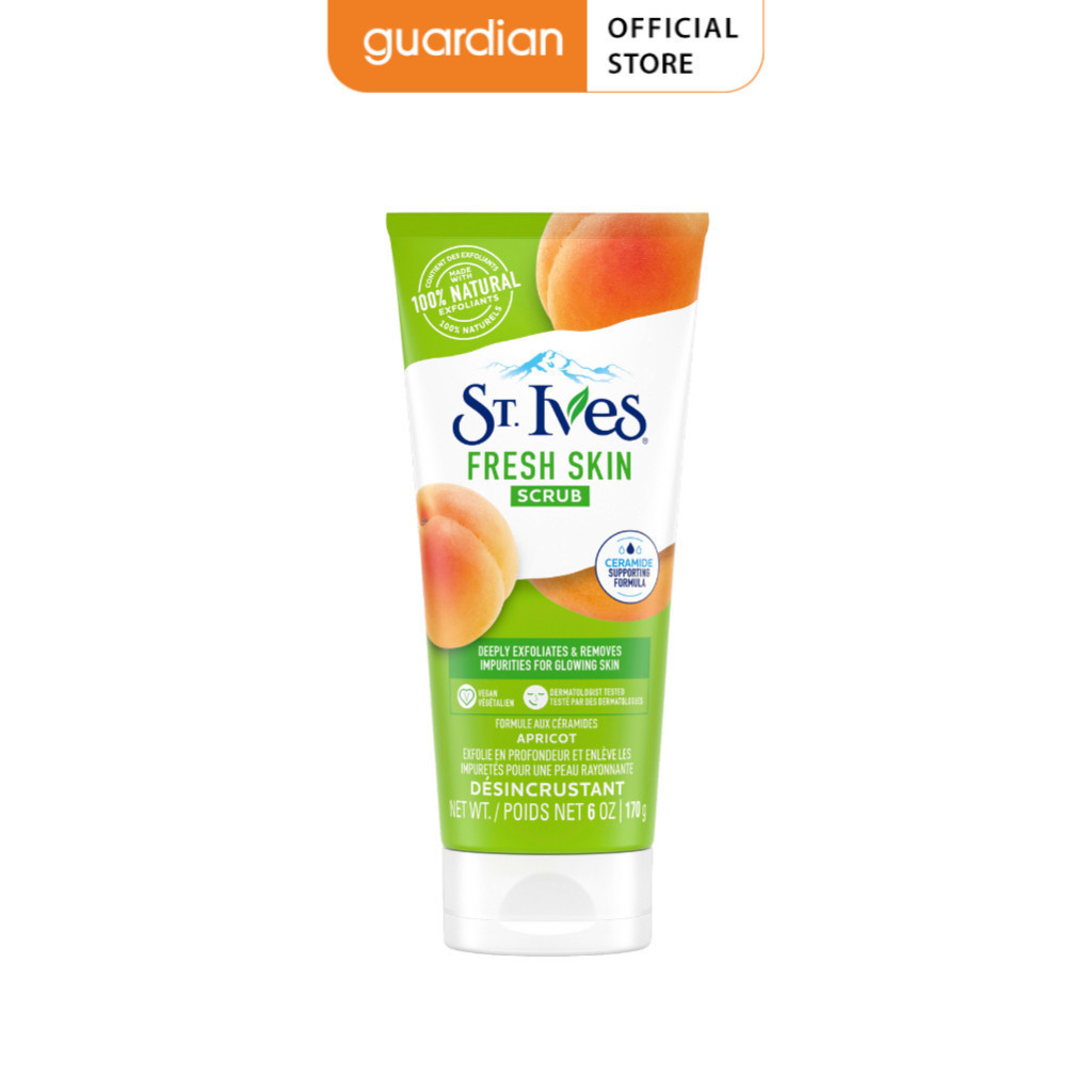 Sữa Rửa Mặt St.Ives Tẩy Tế Bào Chết Trái Mơ Tươi Mát 170g