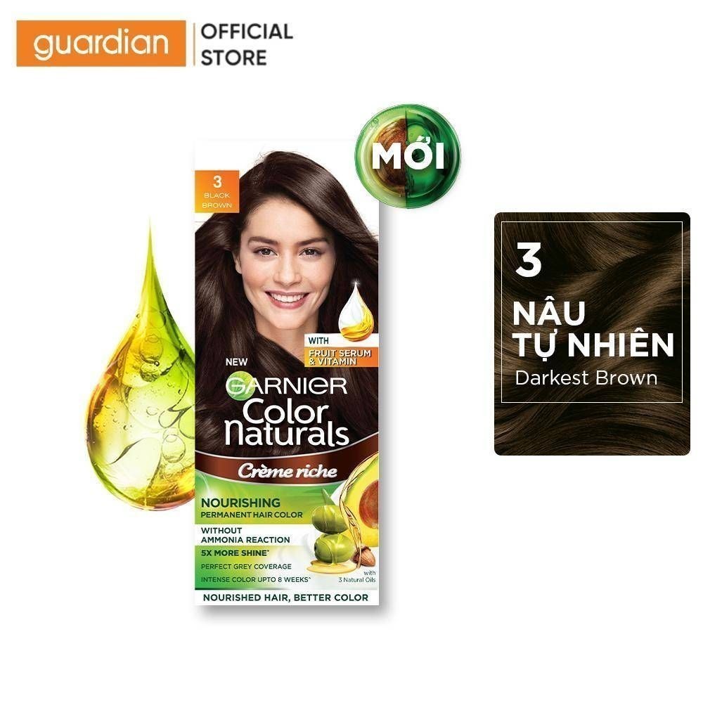 Kem Nhuộm Tóc Garnier Color Naturals Crème Riche Dạng Hộp