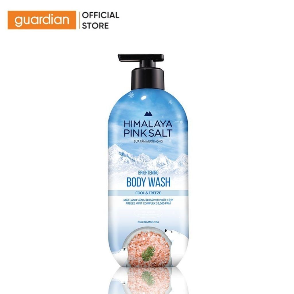 Sữa Tắm Muối Hồng Mát Lạnh Thư Giãn Himalaya Pink Salt Body Wash Cool & Freeze 500gr