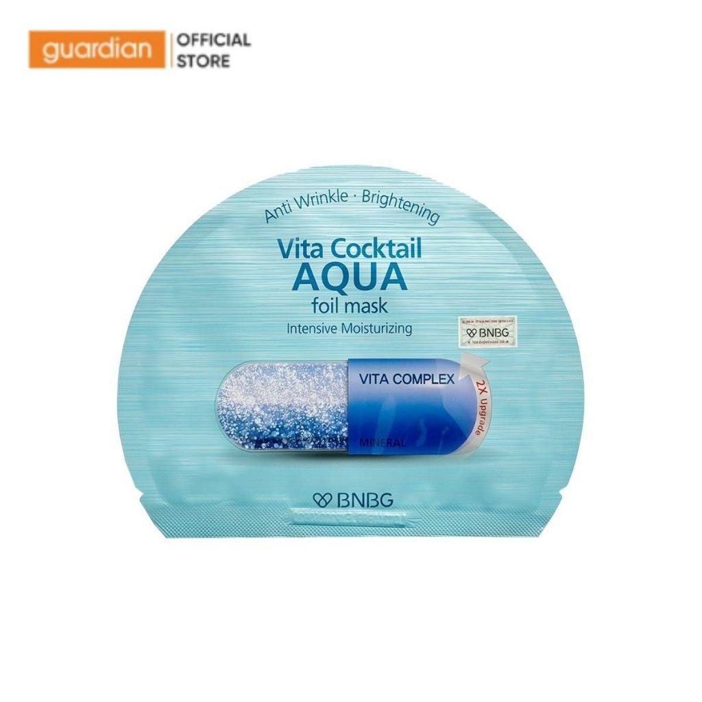 Mặt Nạ Hỗ Trợ Cấp Ẩm Cho Da Vita Cocktail Aqua Foil Mask Intensive Moisturizing Bnbg 30Ml
