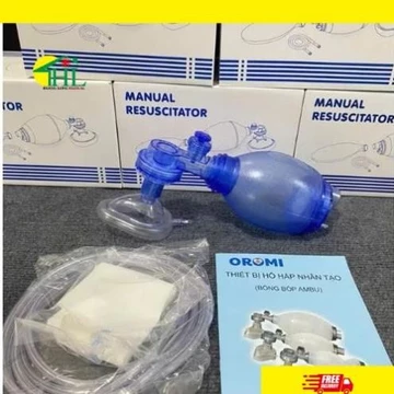 Bóng bóp Ambu giúp thở trẻ sơ sinh, Trẻ em & Người lớn hãng OROMI