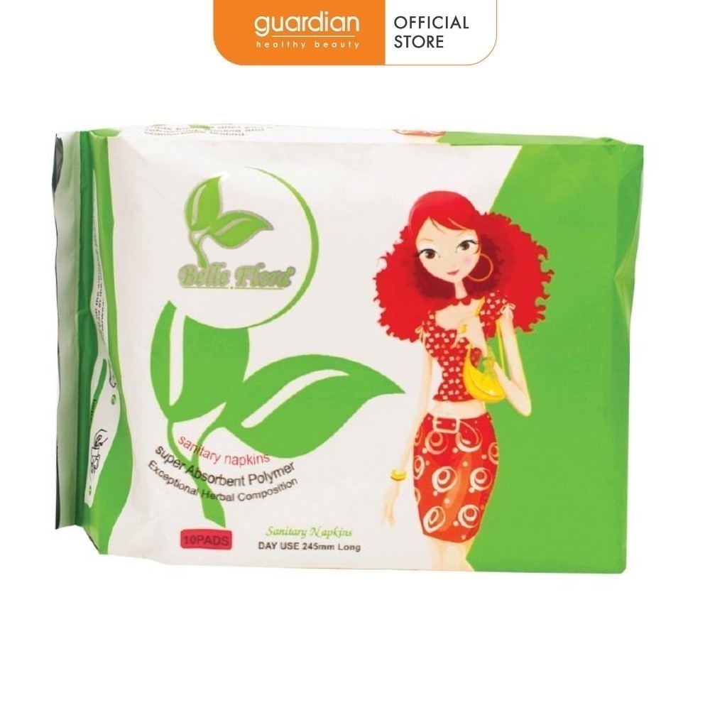 Băng Vệ Sinh Belle Flora Ban Ngày Mặt Lưới 10 Miếng