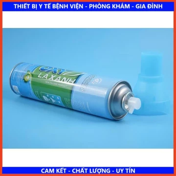 Bình oxy gia đình, Bình oxy mini cầm tay OXY LÁ XANH 99,9% oxy tinh khiết - sẵn mặt nạ thở
