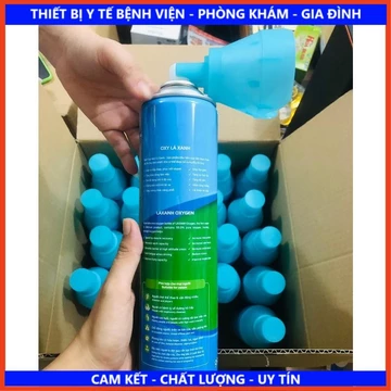 Bình thở khẩn cấp, Bình Oxy Mini Cầm Tay Lá Xanh, Bình Oxy Bỏ Túi Cầm Tay