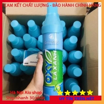 Bình oxy gia đình, Bình oxy mini cầm tay OXY LÁ XANH 99,9% oxy tinh khiết - sẵn mặt nạ thở