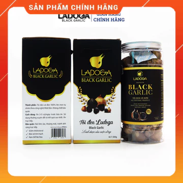 【Sản Phẩm Cao Cấp】Tỏi Đen Cô Đơn LADOGA 500g - Củ Tỏi Lớn 3-3,5 cm, Tốt cho Sức Khỏe!
