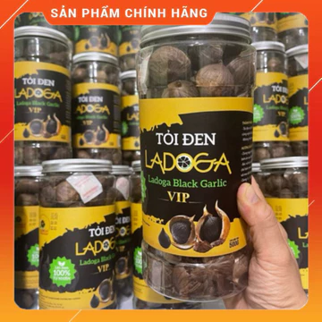 Tỏi Đen LADOGA VIP, lên men tự nhiên 90 ngày bằng công nghệ Nhật Bản, đóng gói 500g tiện lợi