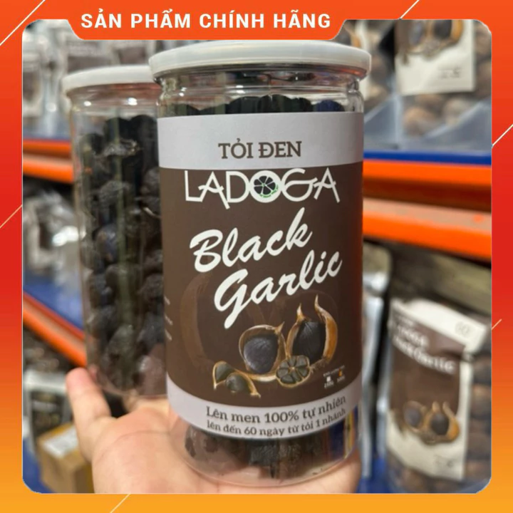 Combo 2 Hộp Tỏi Đen Bóc Vỏ LADOGA 500g - Giải pháp cho người tiểu đường, huyết áp cao và tim mạch