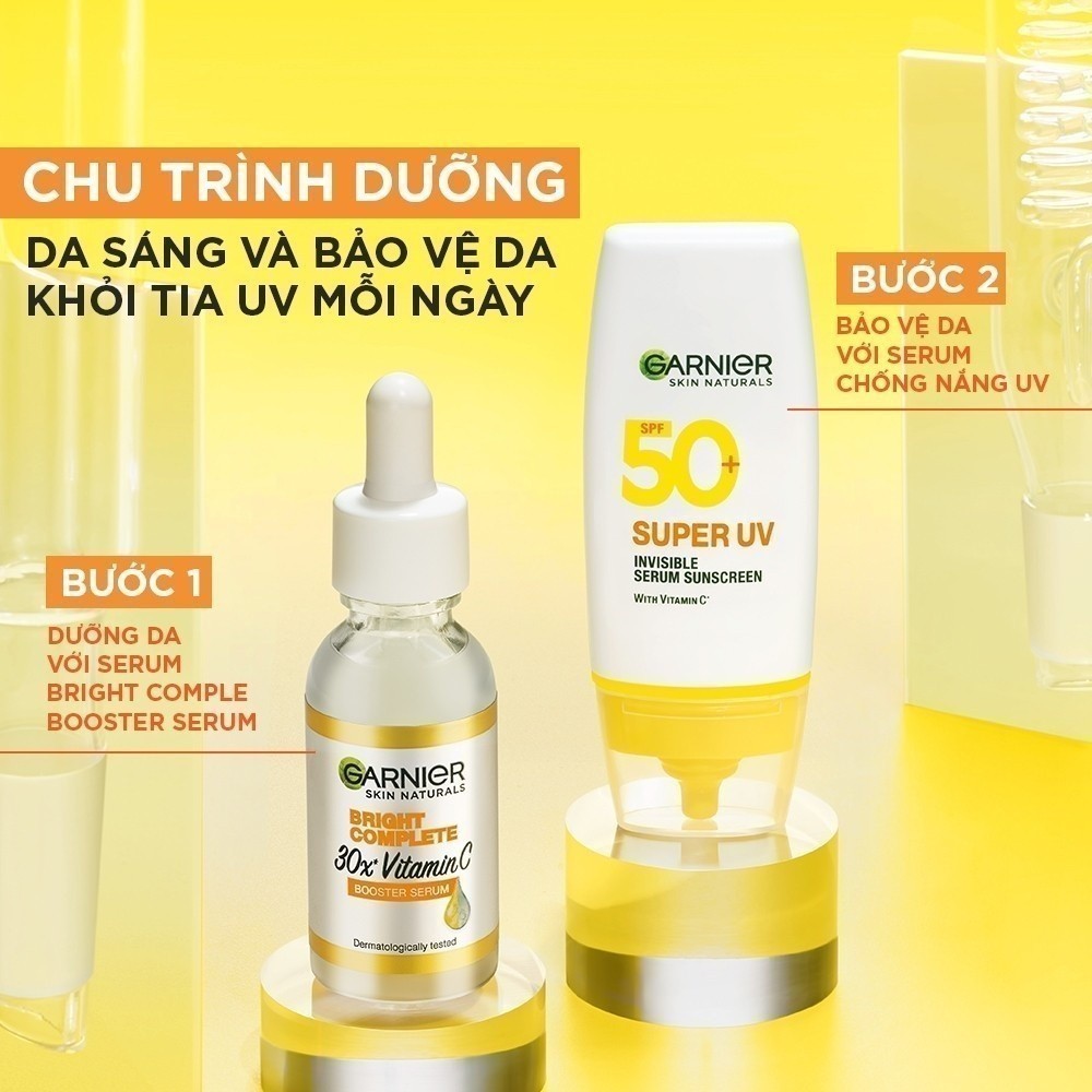 Kem chống nắng Garnier phổ rộng bảo vệ mạnh mẽ dễ chịu trên da SPF 50+ |  PA++++ 30ML