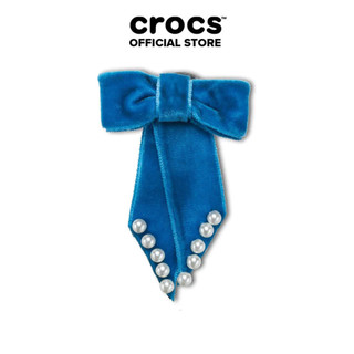 Phụ kiện Jibbitz™ Charm Black Velvet Bow With Pearls