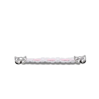 Phụ kiện Jibbitz™ Charm Lace And Pink Ribbon Chain