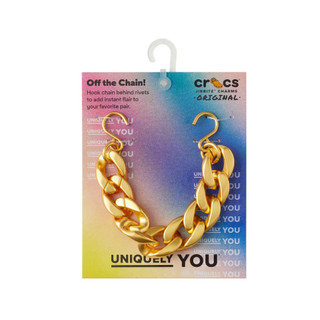 Phụ kiện Jibbitz™ Charm Gold Cuban Strap Chain