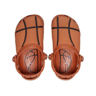 Giày Clog Trẻ Em Crocs Toddler Classic Basketball - Sienna - 210021-805