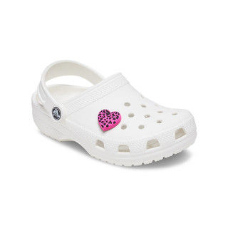 Phụ kiện Jibbitz™ Charm Purple Cheetah Print Heart