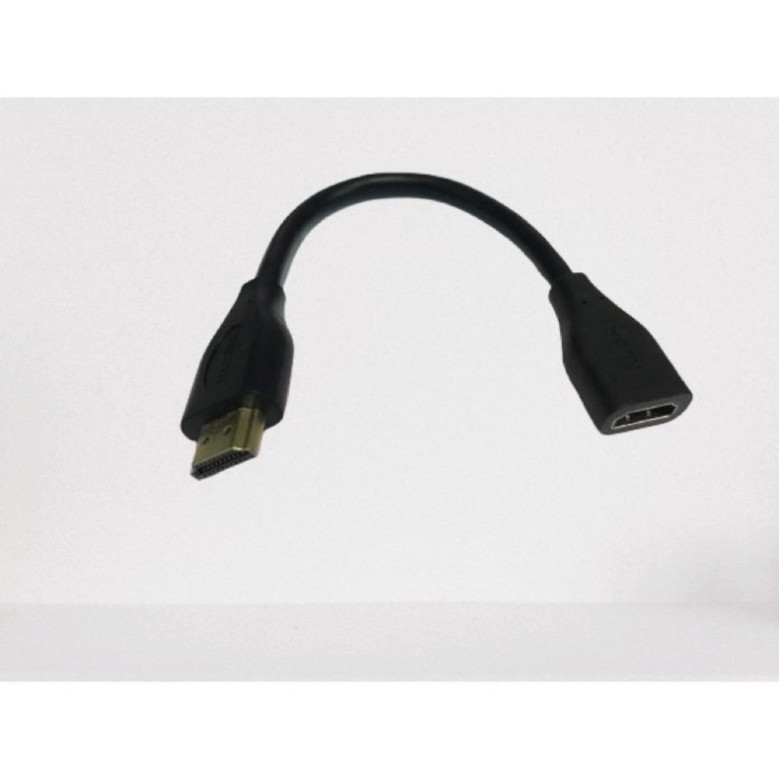 Đầu nối dài HDMI  11cm, dây 1 đầu dương, 1 đầu âm,( đực, cái),chuẩn HD 1080