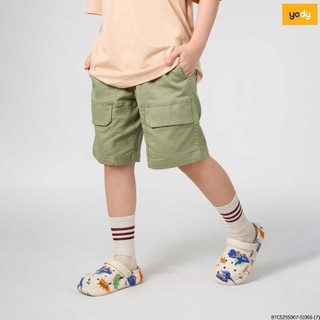 [SALE OFF] Quần Shorts Kaki Bé Trai YODY Túi Hậu Ốp Khaki cotton, mềm mại, thoáng mát BTCS25S007
