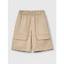 Quần Shorts Kaki Bé Trai YODY Túi Hậu Ốp Khaki cotton, mềm mại, thoáng mát BTCS25S007