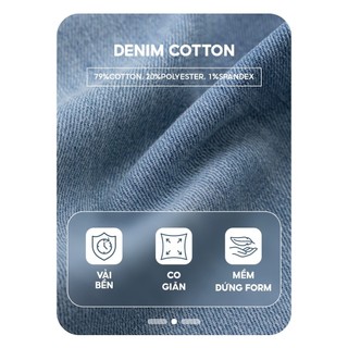 [SALE OFF] Quần jeans kid YODY cho bé Regular Smart đứng form dẽ hoạt động QJK7021