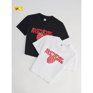[SALE OFF]Áo thun croptop YODY vải cotton gân rib nổi ôm body co giãn, hack dáng WYTS25S156