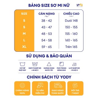 [SALE OFF] Áo sơ mi dài tay nữ ren thêu dáng rộng YODY thoáng mát  thân thiện với da WOSH25S040