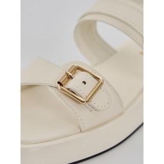 Giày dép sandal nữ quai ngang YODY thích hợp đi học đi chơi WCSE25S004