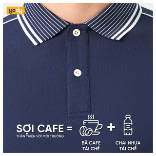 Áo polo nam Yody bo kẻ cổ trẻ trung năng động khử mùi hôi co giãn thoải mái APM7219 MCPO25A222
