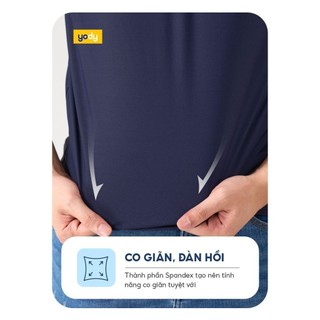 Áo thun polo thể thao nam YODY co giãn thoải mái,áo phông thấm hút tốt SAM7019