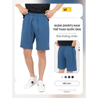 Quần short nam YODY quần đùi thể thao chất gió mát thoát mồ hôi MAJT25A047