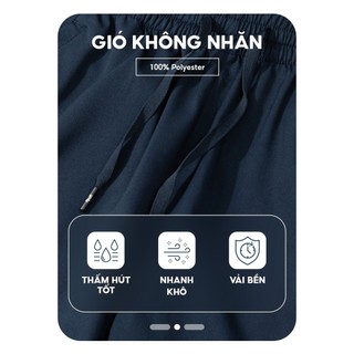 Quần short nam YODY quần đùi thể thao chất gió mát thoát mồ hôi MAJT25A047