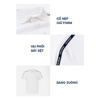 Áo Polo Thể Thao Nam Waffle YODY Phối Dây Dệt Vai, Siêu Co Giãn Chạm Là Mát MAPO25S052